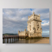 Torre de Belem in Lisbon ポスター (正面)