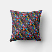 Torre de Hércules Abstract Painting by Alfred Fox クッション (裏面)