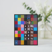 Torre de Hércules Abstract Painting by Alfred Fox ポストカード (スタンド正面)