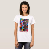 Torre de Hércules Abstract Painting by Alfred Fox Tシャツ (正面フル)