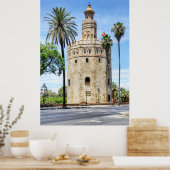 Torre del Oro in Seville Poster ポスター (キッチン)