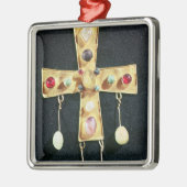 Torredonjimenoの宝物からの十字、 メタルオーナメント (左)