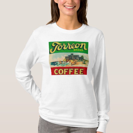 Torreonのコーヒーラベル Tシャツ (正面)