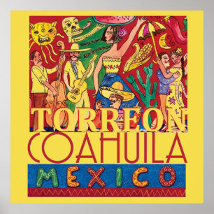 TORREONメキシコ ポスター