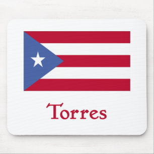 Torresのプエルトリコ人の旗 マウスパッド