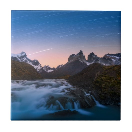 Torres Del Paine上の星の道 タイル (正面)