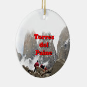Torres del Paine: チリ セラミックオーナメント (右)