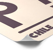 Torres Del Paine Art Print - Bold Graphic Mountain ポスター (角)