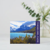 torres del paine cunos ポストカード (スタンド正面)