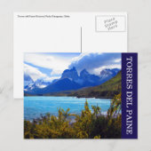 torres del paine cunos ポストカード (正面/裏面)