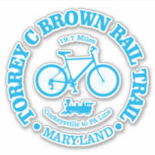 Torrey C Brown Rail Trail (サイクリング) シール (正面)
