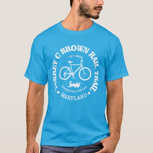 Torrey C Brown Rail Trail (サイクリング) Tシャツ (正面)