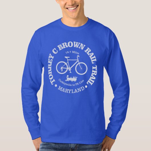 Torrey C Brown Rail Trail (サイクリング) Tシャツ (正面)