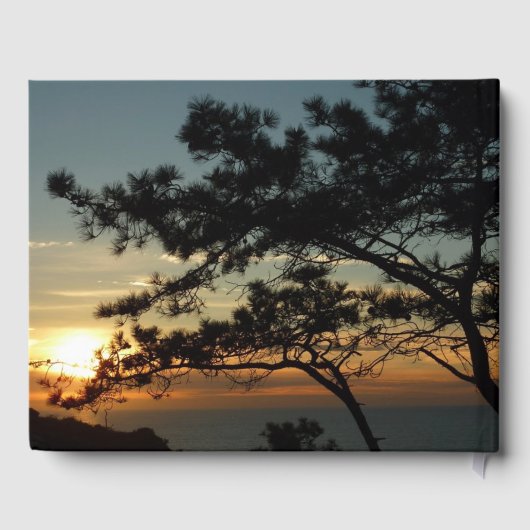 Torrey Pine Sunset I California Landscape ゲストブック (裏面)