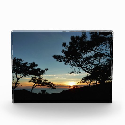Torrey Pine Sunset III California Landscape フォトブロック (正面)