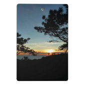 Torrey Pine Sunset III California Landscape ミニクリップボード (裏面)