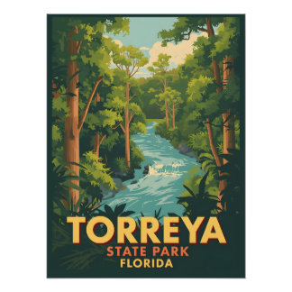 Torreya State Park - Florida  ポスター