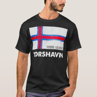 Torshavn Faroe Islands Flag   Torshavn  Tシャツ