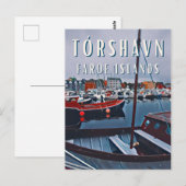 Tórshavn, la ville de l'histoire viking ポストカード (正面/裏面)