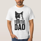 TORTIEカメCATパパTシャツ Tシャツ (正面)
