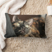 tortie cat pillow ランバークッション (ブランケット)