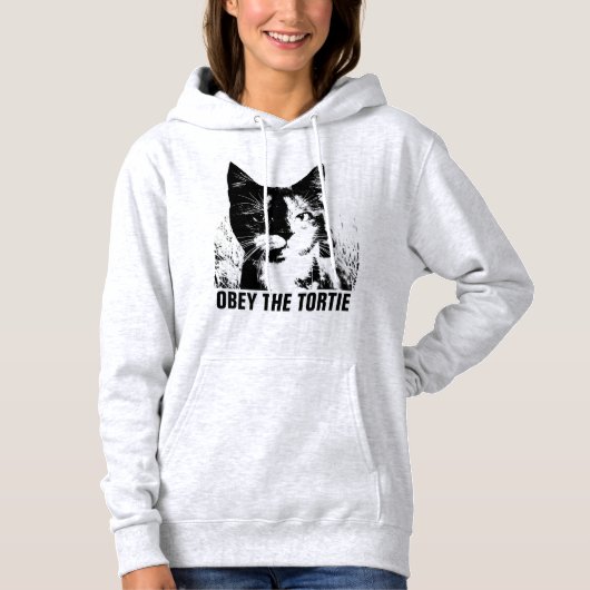 TORTIE Tシャツに従うTORTOISESHELL CAT パーカ (正面)