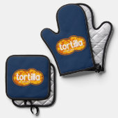 Tortilla 鍋つかみ&鍋敷きセット (正面/裏面)