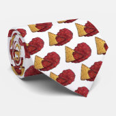 Tortilla Chips and Dip Tomato Salsa Mexican Food ネクタイ (ロール)