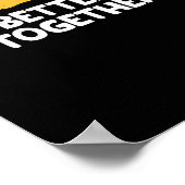 Tortilla Chips And Salsa Better Together Cute Food ポスター (角)