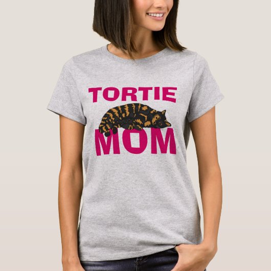 TORTIOSESHELL CAT MOM Tシャツ (正面)
