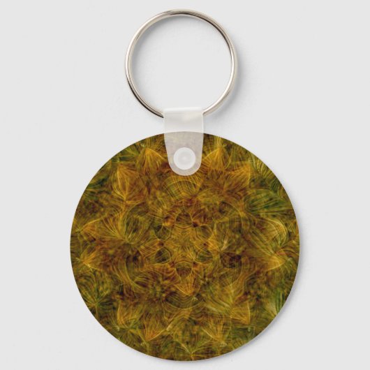 Tortoiseシェルパターンキーチェーン キーホルダー (正面)