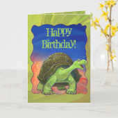 Tortoiseパーティーセンター カード (黄色い花)