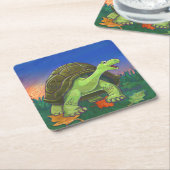 Tortoiseパーティーセンター スクエアペーパーコースター (アングル)