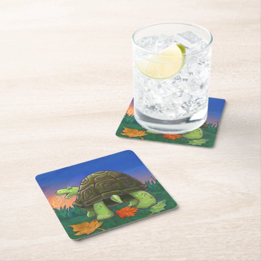 Tortoiseパーティーセンター スクエアペーパーコースター (インサイチュ)