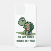 Tortoise cartoon tshirt Case-Mate iPhoneケース (裏面)