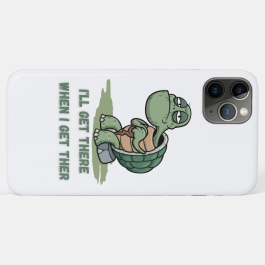Tortoise cartoon tshirt Case-Mate iPhoneケース (裏面(横))