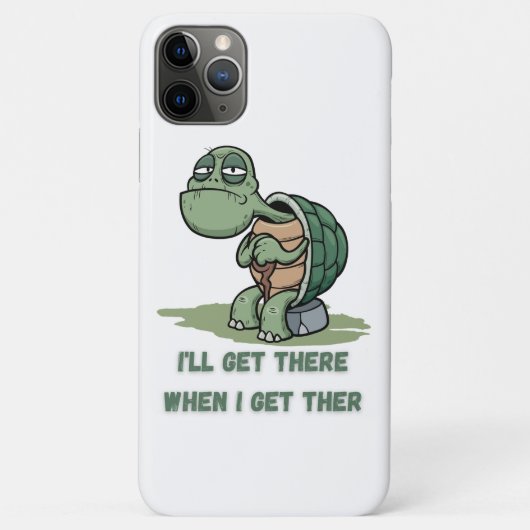 Tortoise cartoon tshirt Case-Mate iPhoneケース (裏面)