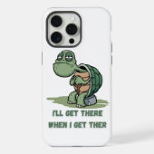 Tortoise cartoon tshirt iPhoneケース (裏面)