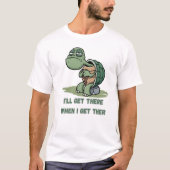 Tortoise cartoon tshirt tシャツ (正面)