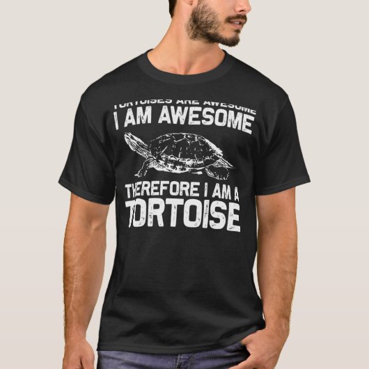 Tortoise Designs For Men Women Turtle Terrapin   Tシャツ (正面)