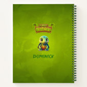 Tortoise Fun Box Turtle Whimsical Zoo Animal 🐢 ノートブック (裏面)