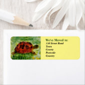 Tortoise Moving Home新しいアドレス ラベル (インサイチュ)