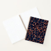Tortoise Shell Personalized Monogram Journal ノートブック (内部)