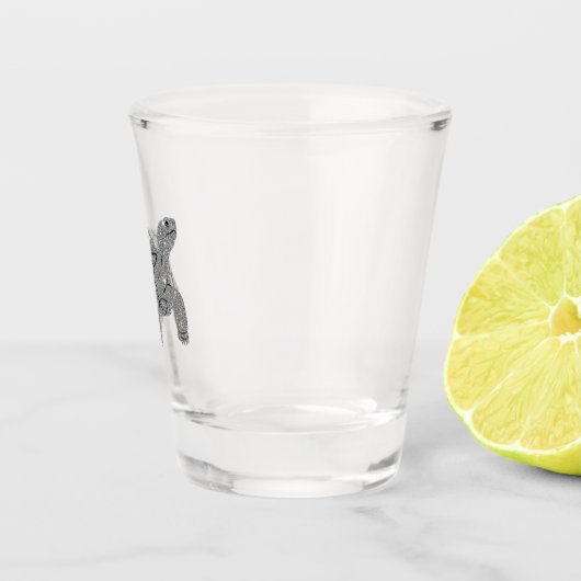 Tortoise shot glass ショットグラス (右)