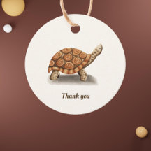 Tortoise Thank Youメッセージカード