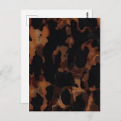 Tortoiseshellシームレスパターン、シックなTortoiseShell ポストカード (正面/裏面)