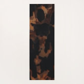 Tortoiseshellシームレスパターン、シックなTortoiseShell ヨガマット (裏面)