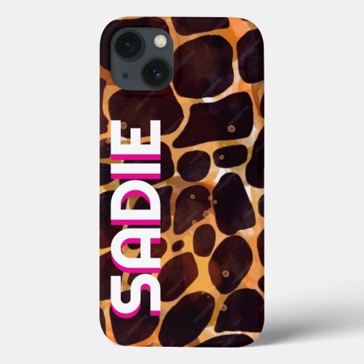 Tortoiseshellパーソナライズされたの電話ケース Case-Mate iPhoneケース (裏面)