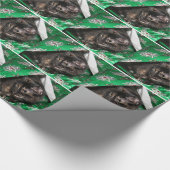 Tortoiseshell猫のクリスマス ラッピングペーパー (角)