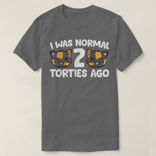 Tortoiseshell猫の飼い主の私は2つ前に普通だった Tシャツ (デザイン正面)